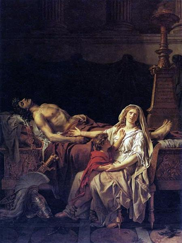 Andromache Mourning Hector 1783