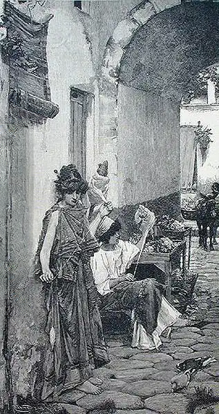 A Byway Ancient Rome 1884, also known as Winding the Distaff