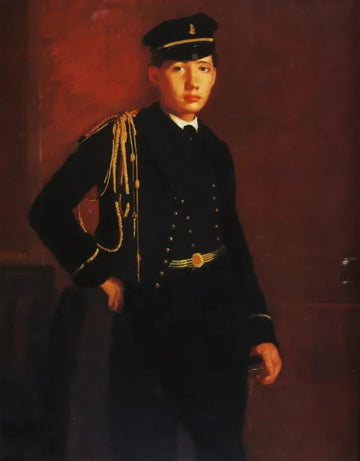 Achille De Gas In The Uniform Of A Cadet