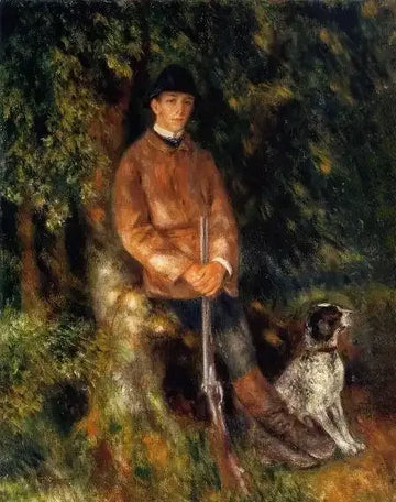 Alfred Berard And His Dog