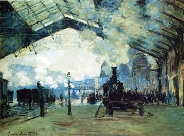 Arrival Of The Normandy Train Gare Saint Lazare