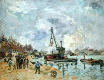 At the Quay de Bercy in Paris, 1874