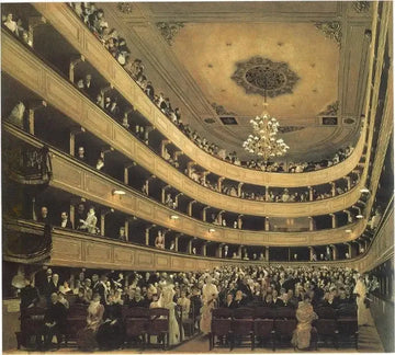 Auditorium in the Old Burgtheater, Vienna