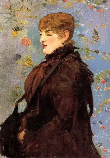 Autumn, Portait of Mery Laurent in a Brown Fur Cape