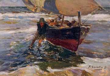 Beaching the Boat (study)