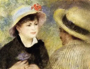 Boating Couple Aka Aline Charigot And Renoir