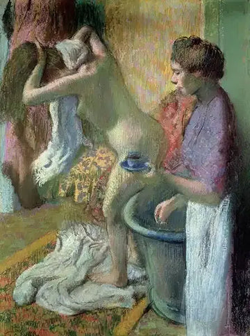 Breakfast after a bath, 1883