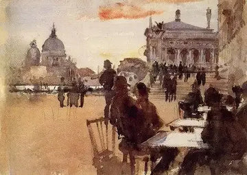 Cafe on the Riva degli Schiavoni