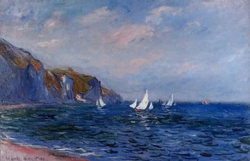 Cliffs And Sailboats At Pourville