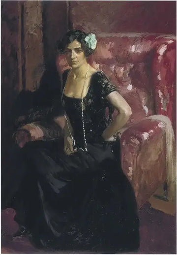 Clotilde in an Evening Dress, 1910