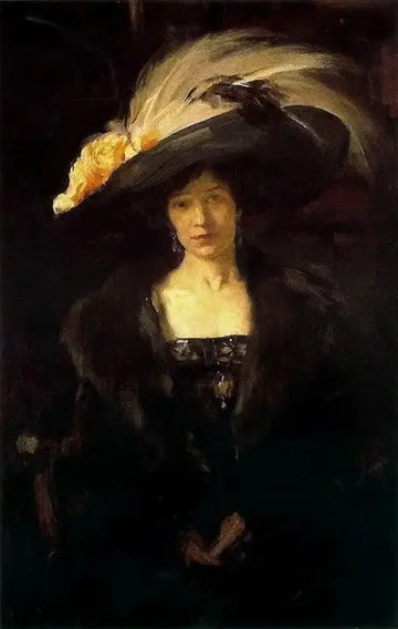 Clotilde with hat