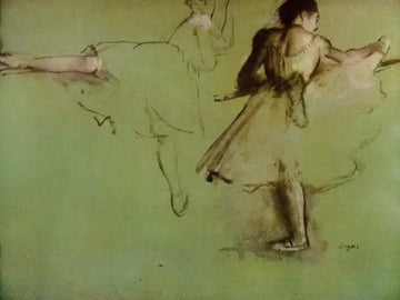 Dancers at the Barre (study)