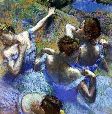 Dancers in blue