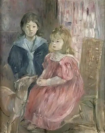 Double portrait of Charley and Jeannie Thomas children of the artist's cousin Gabriel Thomas 1894