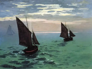 Fishing Boats At Sea