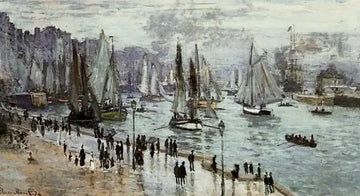 Fishing Boats Leaving The Port Of Le Havre