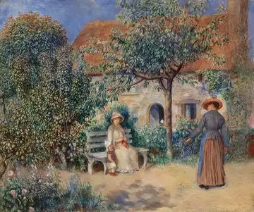 Garden Scene In Brittany