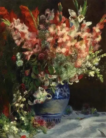 Gladiolas In A Vase