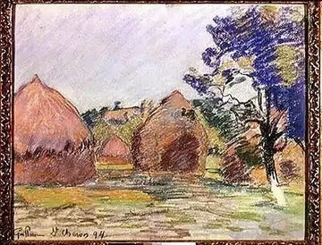 Haystacks at Saint-Cheron