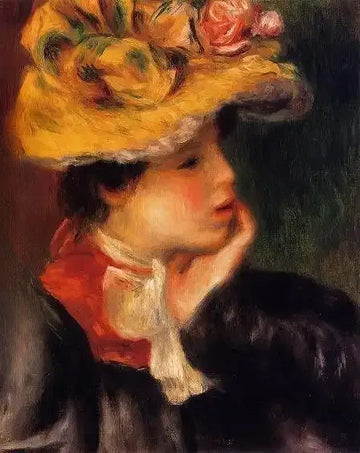 Head Of A Young Woman Aka Yellow Hat