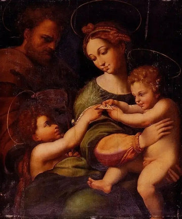 Holy Family With Saint John The Baptist