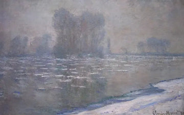 Ice Floes Misty Morning