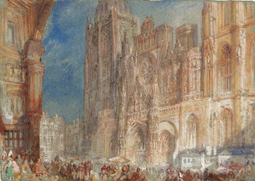 J. M. W. Turner - Rouen Cathedral 1832