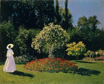 Lady In A Garden, 1867