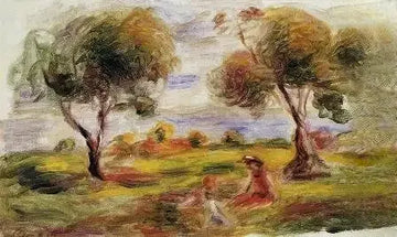 Landscape With Figures At Cagnes