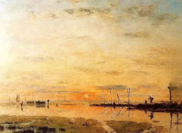 Le Havre, Sunset at Low Tide