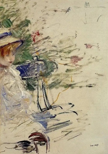 Little Girl In A Garden