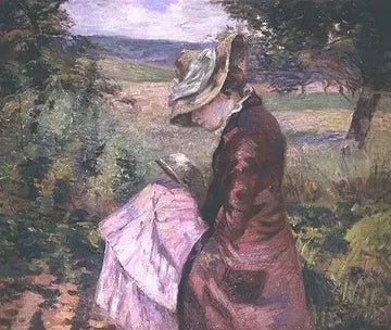 Madame Guillaumin reading, c.1887