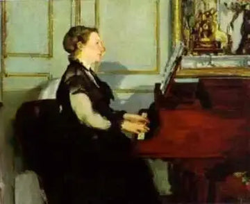 Madame Manet at the Piano