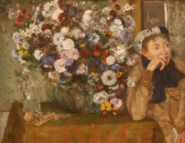 Madame Valpinçon with Chrysanthemums 1865