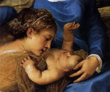 Madonna and Child with Saints (detail)