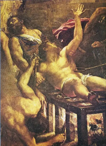 Martyrdom of St. lorenzo (detail)