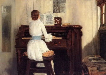 Mrs Meigs At The Piano Organ