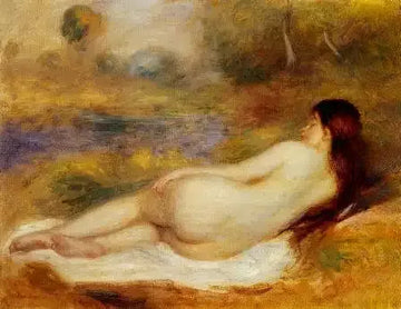 Nude Reclining On The Grass