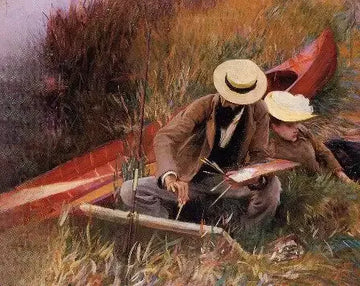 Paul Helleu Sketching With His Wife