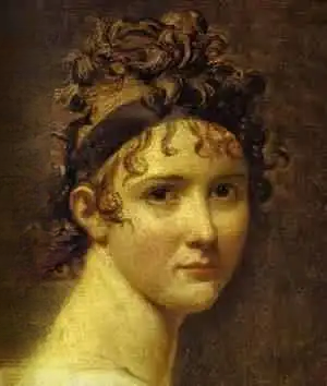 Portrait Of Mme ReCamier Detail 1800