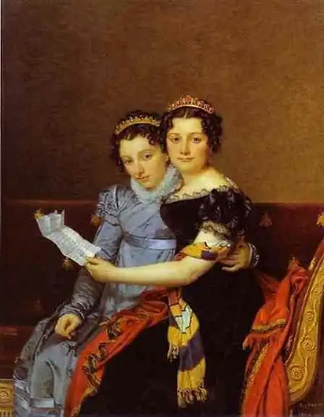 Portrait of Charlotte and Zenaide Bonaparte