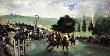 Racetrack Near Paris 1864