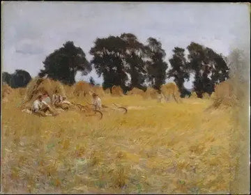 Reapers Resting in a Wheat Field 1885