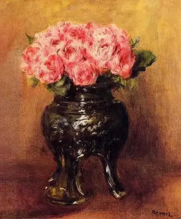 Roses In A China Vase