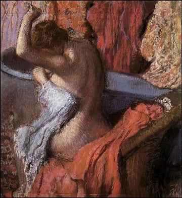 Seated Bather Drying Herself