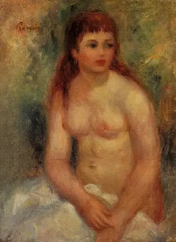 Seated Young Woman Nude