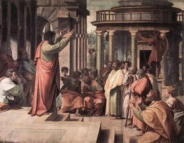 St Paul Preaching In Athens