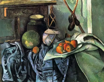 Still Life With A Ginger Jar And Eggplants