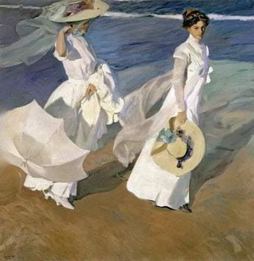 Strolling along the Seashore, 1909