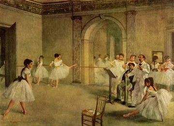 The Dance Foyer at the Opera on the rue Le Peletier, 1872